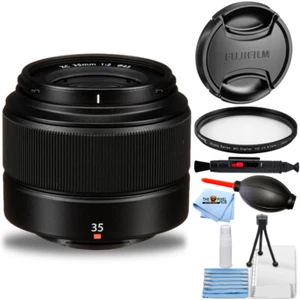 FUJIFILM XC 35mm f/2 Lens 16647434 - 7PC Accessory Bundle - Picture 1 of 7