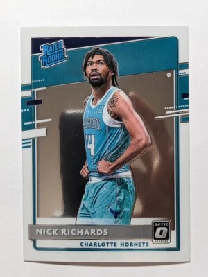 Nick Richards - 2020-21 Donruss Optic Rated Rookie RC #193 - Charlotte Hornets - Image 1 of 2