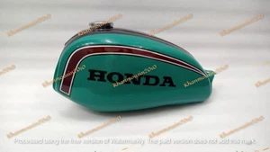 Honda SL125 SL100 K1 1973 to 1975 Model Steel Green & Black Alloy Painted Petrol - Picture 1 of 8