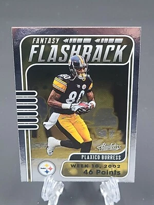2020 Plaxico BurressFantasy Flashback Insert Panini Absolute - Image 1 of 2