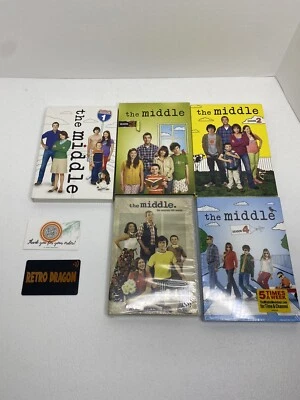 The Middle Seasons 1 2 3 4 5 (DVD Sets, Season 4 & 5 Sealed!) TV Comedy - Image 1 of 4