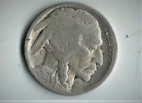 1916 BUFFALO NICKEL TREATED DATE DOUBLE FEATHERS AND PRO FILE #2 Cover