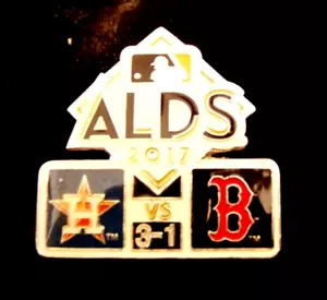 2017 Houston Astros Red Sox ALDS pin Division Championship FREE SHIPPING c45071 - Picture 1 of 7