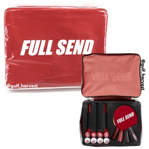 Full Send Nelk Boys Table Tennis Ping Pong Set, Paddles/Balls/Net - NEW/SEALED - Picture 1 of 4