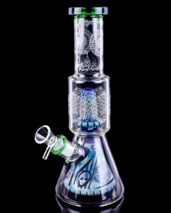"VASO GRUESO 12" Bong Chorro de arena FRÍO Tubo de agua HOOKAH Aqua *EE. UU.* - Imagen 1 de 5
