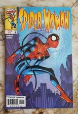 SPIDER-WOMAN #2 NM- B VARIANT JOHN ROMITA JR CVR 1999 W/CARDS KEY COMIC 1