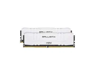Crucial Ballistix 3600 DDR4 Kit 16GB DRAM Desktop Gaming Memory (BL2K8G36C16U4W) - Image 1 of 4