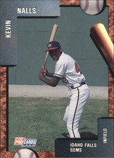 1992 Idaho Falls Gems Fleer/ProCards #3518 Kevin Nalls