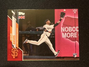 2020 Topps UK Edition - Red Parallel #9 Jaylin Davis /5 Rookie Card - Giants