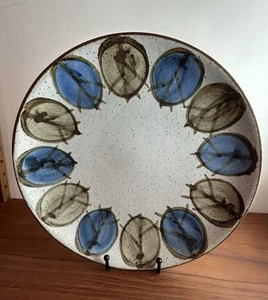 Otagiri große Servierplatte / Platte mit Peace Zeichen - ausgefallen - Bild 1 von 23