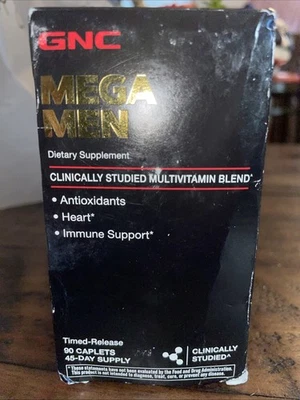 Tabletas multivitamínicas GNC Mega Men - 90 unidades Foto 1 de 4