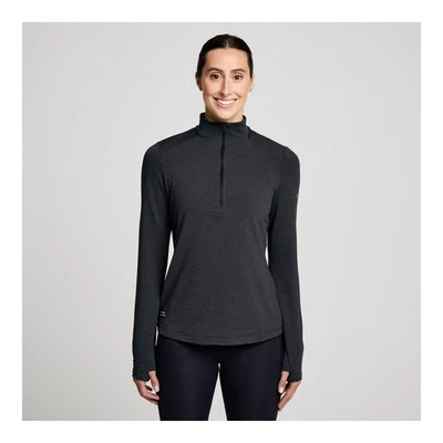 Saucony Women Triumph 3D 1/2 Zip Apparel - Image 1 of 4