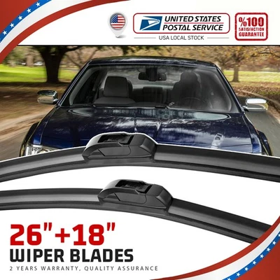 Front Windshield Wiper Blades For SUBARU Legacy Outback 2010-2015 26" 18" - Image 1 of 4