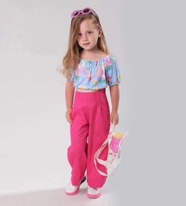 HIGH-WAIST CROPPED PANTS - Picture 1 of 7