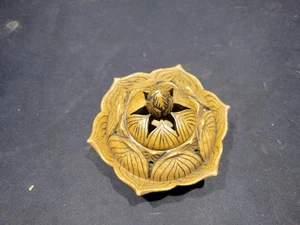 Lotusblüte Speckstein Räucherkegel Brenner - Bild 1 von 12