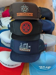 Lot Of 14 NOS Vtg 90s Snapback Trucker Hats New Orleans Nuclear Texas - Picture 1 of 19