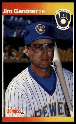 1989 Donruss #264 Jim Gantner - Image 1 of 2