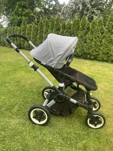 Bugaboo Buffalo Kinderwagen mit diversem Zubehör ( Beige & Grau) - Bild 1 von 7