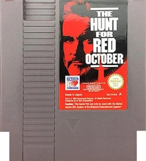 The Hunt for Red October - Nintendo Entertainment NES Action Shooter Video Game - Image 1 of 1