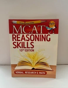 Examkrackers MCAT Reasoning Skills 10th Edition-Verbal, Research & Math-Like New - Picture 1 of 3