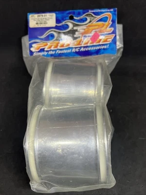 Vtg Pro-Line Cheyenne 3.8” 40 Series Chrome Zero Offset 24mm Wheels Front / rear - Image 1 of 4