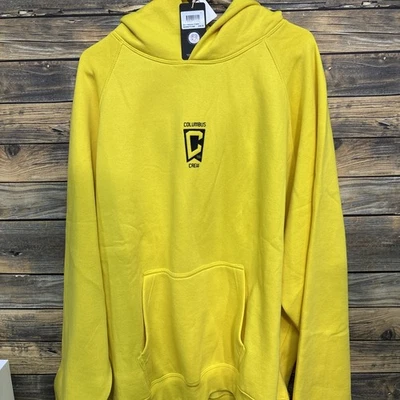 Sudadera con capucha grande Sport Design Sweden para hombre Columbus Crew amarilla ciudad natal Foto 1 de 4