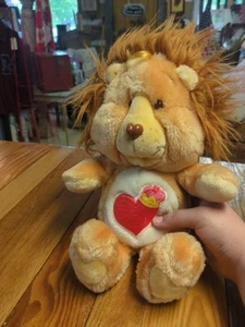 Vintage Care Bear Cousin Brave Heart Lion Kenner Plush 1984 Stuffed Animal Bin A - Picture 1 of 12