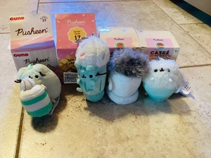 Pusheen Blind Box Lot of 4 Plush Series 16 17 23 Cafe Cakes Mini Plush - Picture 1 of 1