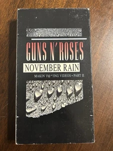 Guns N’ Roses Makin' F--!Ing Videos Pt.2: November Rain (VHS, 1993) - Picture 1 of 3