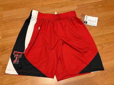 Texas Tech Under Armour Red Black Basketball Shorts Mens Large NWT FREE SHIP - Image 1 of 4