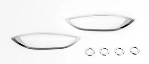 Chrome Rear Reflector Molding Exterior Cover 6p For 2011 2012 Hyundai Accent - Picture 1 of 2