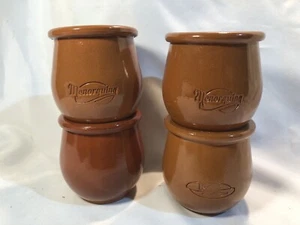 Small Menorquina Ceramic Pots x4. Originally from Canary Islands' Iceream makers - Picture 1 of 2