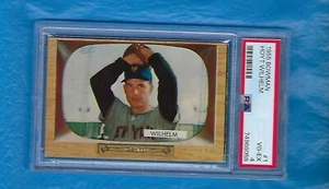 HOYT WILHELM 1955 BOWMAN #1 HOYT WILHELM PSA 4 NEW YORK GIANTS HOF ¡NUEVA LOSA! - Imagen 1 de 2