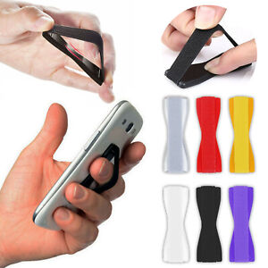 Smartphone Finger Grip Phone Holder Elastic Strap Adhesive For Phones Tablets