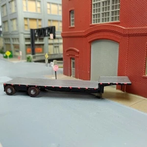 1/87 HO Scale Custom Built 42' Step Deck Equipment Trailer, 3D Printed Model - Picture 1 of 7