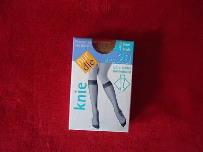 Damenbekleidung-Neu-Feinkniestrümpfe-20 DEN - passend für alle Größen - Bild 1 von 4