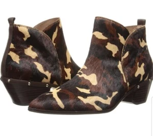 Nina Original Wish - H  Brown Camo Pull On Ankle Boots/Booties SIZE 9 - Picture 1 of 10