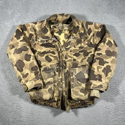 VTG Cabelas Mens Sz M GoreTex Frogskin Camo Insulated Hunting Jacket USA MADE - Image 1 of 4