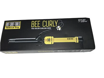Helen of Troy Hot Shot Tools Bee Curly 1” Curling Iron NEW in Box S510145 Foto 1 de 3