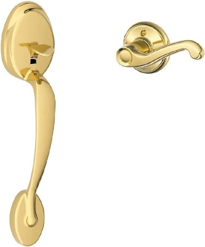 Schlage Plymouth Entry Door Handle with Left Handed Flair Door FE285 PLY FLA LH - Image 1 of 1