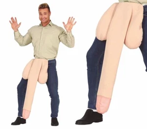 Herren Junggesellenabschied Kostüm Jumbo Willie Witz Komödie Strap On Willy Anhängsel - Bild 1 von 1