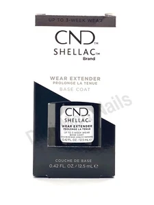 Abrigo base suavizante extensor de desgaste UV CND goma laca 0,42 oz - Imagen 1 de 2