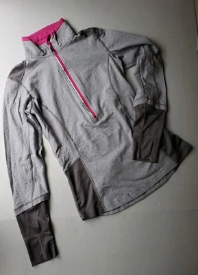 MPG Mondetta Pullover Half Zip Jacket - Women’s XS Pink/grey Running Active - Image 1 of 4