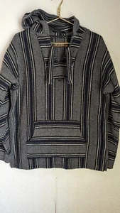 Hoodie Pullover Men RETROFIT Hippie Surfer Poncho  XL - Picture 1 of 17