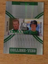 2007 Donruss Elite Extra Edition College Ties #CT-8 DANNY PAYNE/MATT WIETERS