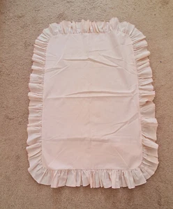 Pillow case Sheridan Luxury Percale Supecale light pink frills one piece vintage - Picture 1 of 7