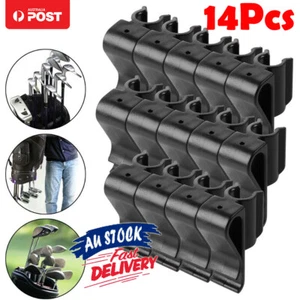14Pcs Golf Bag Clip On Putter Clamp Holder Putting Club Ball Marker Organizer AU - Picture 1 of 5
