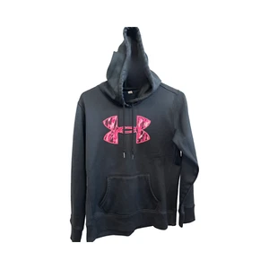 Under Armour Storm Hoodie Women's Size Medium. Black with a Pink Camo H.No Tags. - Picture 1 of 4