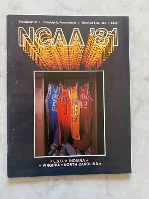 NCAA Men's Basketball Final Four game program, 1981 - Image 1 of 2