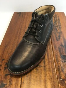 Clarks Desert Boots 15260 Clarks Charcoal Bushacre Boots Chukka Men’s 9.5 M - Picture 1 of 12